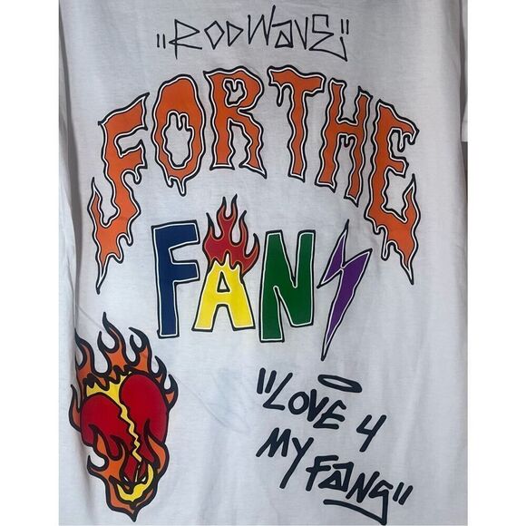 Rod Wave Soul Fly For The Fans White T Shirt NWOT Sz L - Picture 2 of 5